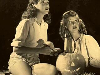 Vintage Halloween Footage Features Bold Antique Retro Scenes