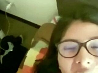 Mexican girlfriend with piercings gets creampie in homemade orgasm