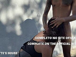 Il cazzo grande del bestione entra tutto nel mio culo, Sabrina Prezotte trans attiva più puttana del Brasile!