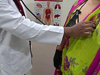 Doctor, you're using this horny patient in the clinic for tit play