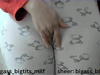 Pajamas Masturbation With Big Ass Milf Cameltoe Fingering Wet Pussy Using Dildo And Vibrator Solo