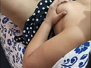 Stepdaughter Caught Masturbating After Work