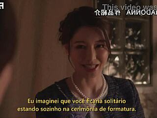 義母の卒業祝いエロプレゼント！綾見涼字幕シーン