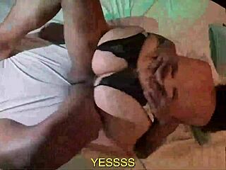 Subtiled cuckold films show husband watching his wife fucking with a big thick cock in real amateur threesome homemade mmf group