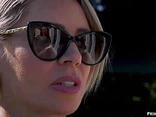 Gardener ties up stepmom and teen for deepthroat domination