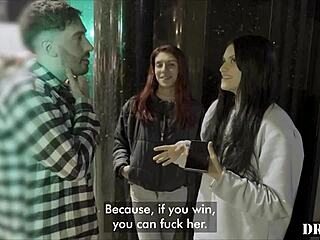 Cucking Her Best Friend with Bent Over Doggystyle and Facial Cumshot