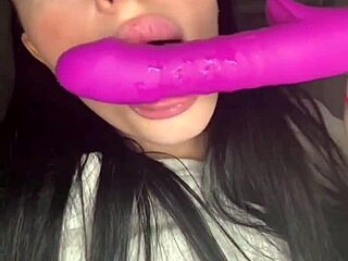 Hey, check out this british exchange student enjoying some solo play with toys