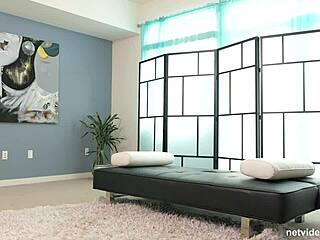 Dominating first-time casting interview with Preeda