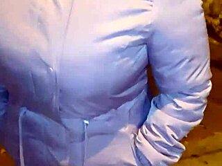 Offering Money to Mature Venezuelan Milf with Big Ass in Red Thong for Public Flashing and Teasing Part 1