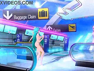 hatsune miku rin luka tricolore airline project diva nude mod full nude