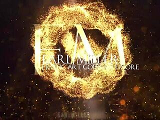 seductive lesbians janine lindemulder and jezebelle bonds in photoshoot with strapon and dildo play