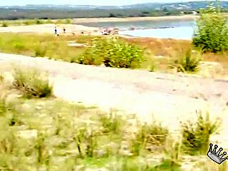 Briseida Myers feels the swamp heat turning her on for nudist outdoor quickie with rough fucking and petite brunette passion.