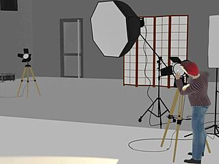 hey that chinese top model in red lingerie is fucking her photographer on sofa to pay for photos book