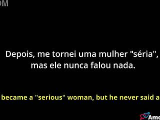 While Husband's Away Another Man Cums Inside Brazilian Brunette Wife in POV