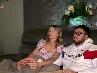 Movie Night Starts With Blonde Slut Licking Ass And Swallowing Cum From Big Cock