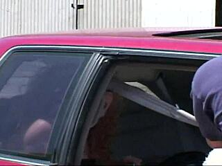 Red Hair Slut Milf Audrey Hollander Takes Outdoor Anal Fuck with Gaping Asshole