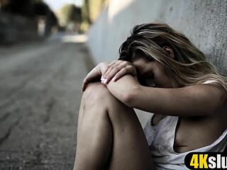 Charitable Man Looks Nasty Bent Over Teen Rough Doggystyle!