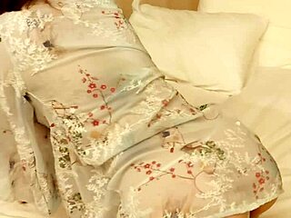 Sexy Kimono Clad Asian Brunette Teases With Feet And Legs In Outdoor Public Cosplay Session