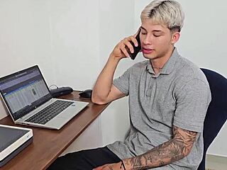 Latina slut fucks her building manager with deepthroat blowjob and pussy licking