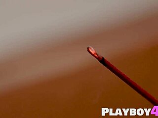 Petite asian milf babe STRIPS lingerie to EXPOSE her sexy body in outdoor posing session