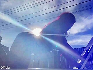 Curvy Seductive Ms Red X Teases With Fake Tits And Pierced Nipples In Latex Lingerie