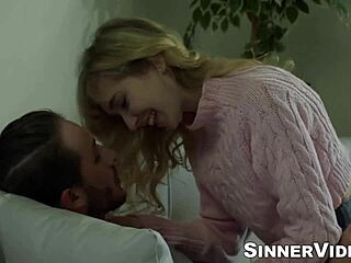 Jock Lucas Frost Face Fucks Blonde Mackenzie Moss With Small Tits In Rough Doggystyle And Missionary Session