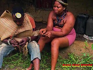 stepmother showed me her naked body and gets her juicy wet pussy deeply fucked after bush hunting job?