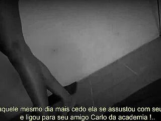 Morena rabuda from the gym invites muscular guy for a fun session with her big ass and athletic body.