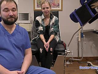 Dr Tampa why are you examining Ava Siren's pussy with gloves during her first gyno check?