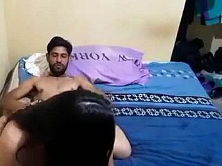 Aurora Estelar gets creampie in real Mexican milf fucking video