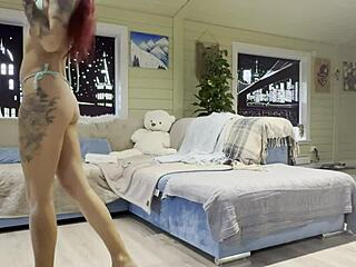 oh man im unpackin and testin this new toy for sandys pussy fuck, cummin on her tummy finally