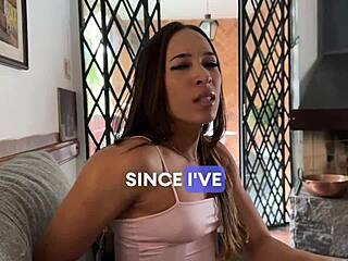 oh man, this big-ass brazilian fit babe swallows cum in pov deep