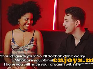 Selva the steaming brunette gave a blowjob in the kitchen while getting penetrated roughly and enjoying every moment.