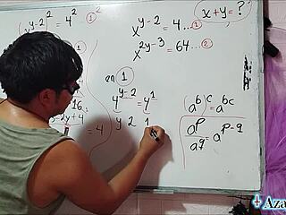 25 erotic sexual math with asian bedroom nerd and brown eyes!