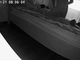 the wife set up a hidden camera to catch her husband cheating with the housekeeper in real homemade anal sex video