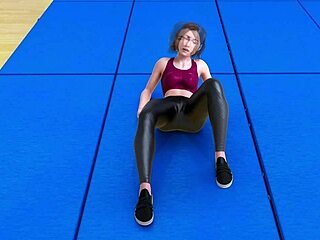 College coed hints at intense kitchen encounter with big cock friend leading to cumshot finish