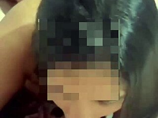 The young Brazilian wife in lingerie took the monster cock while her old husband watched.