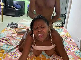 I'm at my stepsister's house and seeing she's alone, I give her a good fuck with blowjob and doggystyle