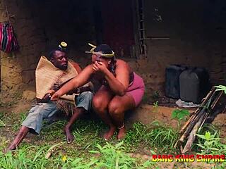 stepmother showed me her naked body and gets her juicy wet pussy deeply fucked after bush hunting job?