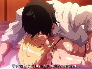 Hentai Step Sister With Red Hair And Anal Beads Gets Fucked Hard