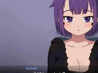 Vel's uncensored titfuck scene contrasts big tits with explosive cumshot in cartoon style