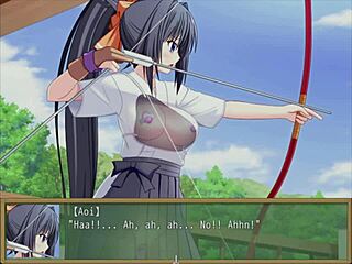 Can Targeted Officer Aoi Nanami Handle Archery Vibrator Challenge At Ryorin Academy?