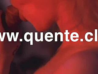 kara tai gets cock rock hard and makes it cum with deepthroat and anal fingering. bent over in fishnets and heels on bed.