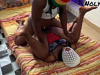 Missionary sex with juicy moaning girlfriend in homemade passionate encounter