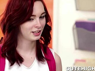 Petite cheerleader gets punished hard