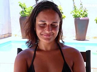 Teen Maya Pimentinha Takes Big Cock Doggystyle and Cowgirl in Fetish POV Interview