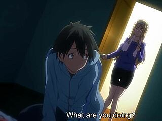 Hentai Step Sister With Red Hair And Anal Beads Gets Fucked Hard