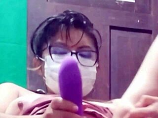 Horny Indian Teen Masturbates with Dildo for Multiple Orgasms and Squirting