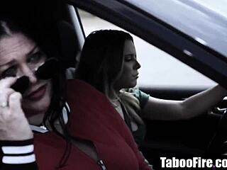 Fake Driving Instructor Tempts Blonde Teen Into Outdoor Rough Encounter