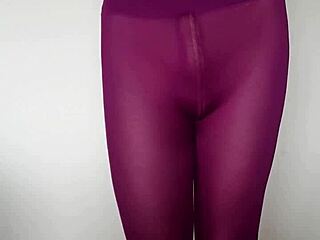Misr4 Update 4 Cum on Burgundy Leggings
